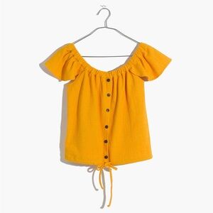 Texture & Thread Off-the-Shoulder Top